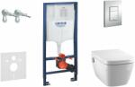 GROHE Rapid SL - Set de instalare încastrată, toaletă cu funcție bideu și capac Tece, clapetă Skate Cosmo, Rimless, SoftClose, crom 38528SET-KT (38528SET-KT)