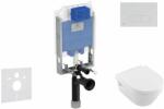 Ideal Standard ProSys - Set de instalare încastrată, toaletă și capac Architectura, Clapetă Oleas M2, DirectFlush, SoftClose, CeramicPlus, alb ProSys80M SP115 (ProSys80M SP115)