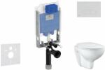 Ideal Standard ProSys - Set de instalare încastrată, toaletă și capac Bau Ceramic, clapetă Oleas M2, Rimless, SoftClose, alb ProSys80M SP133 (ProSys80M SP133)