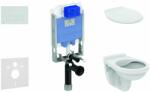 Ideal Standard ProSys - Set de instalare încastrată, toaletă Alpha și capac, clapetă Oleas M2, crom ProSys80M SP105 (ProSys80M SP105)