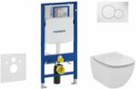 Geberit Duofix - Set de instalare încastrată, vas WC și capac Ideal Standard Tesi, clapetă Sigma01, Aquablade, SoftClose, alb alpin 111.300. 00.5 NU1 (111.300.00.5 NU1)