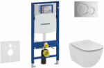 Geberit Duofix - Set de instalare încastrată, vas WC și capac Ideal Standard Tesi, clapetă Sigma01, Aquablade, SoftClose, crom lucios 111.300. 00.5 NU2 (111.300.00.5 NU2)