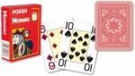 Modiano Cards Carduri Modiano 4 colțuri 100% plastic - Roșu (300482)