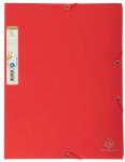 Exacompta Dosar plic Exacompta Aquarel, A4, carton reciclat, inchidere elastic, rosu (FA056985)