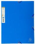 Exacompta Dosar plic Exacompta Aquarel, A4, carton reciclat, inchidere elastic, albastru (FA056982)