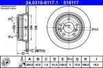ATE Disc frana ATE PowerDisc 24.0310-0117.1 (24.0310-0117.1)