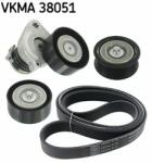 SKF Set curea transmisie cu caneluri SKF VKMA 38051 (VKMA 38051) - automobilus