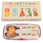 Rex London gyermek evőeszköz készlet - Colourful Creatures