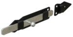 Domax Tolózár+ütköző E gombos 170 x 40 mm fekete (86562)