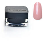  3 az 1-ben alapozó tégelyben, építő és ragasztó base gél (dark pink) - 3in1 builder base - 50 ml