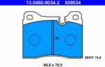 ATE set placute frana, frana disc ATE 13.0460-9034.2 (13.0460-9034.2)