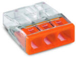 WAGO Vezetékösszekötő 3x0, 5-2, 5mm2 narancs (100db/csomag) 2273-203