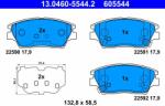 ATE set placute frana, frana disc ATE 13.0460-5544.2 (13.0460-5544.2)