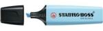 STABILO Szövegkiemelő 2-5mm, vágott hegyű, STABILO Boss original Pastel jeges kék (STABILO_70/112) (STABILO_70/112)