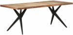 vidaXL Masă de bucătărie, 200x90x76 cm, lemn masiv reciclat (323573)