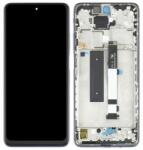 Xiaomi Mi 10T Lite 5G - LCD Kijelző + Érintőüveg + Keret (Black) TFT, Pearl Grey