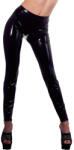 LateX Latex Leggings Crotchless Black XXL