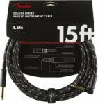 Fender Deluxe Series Black 4, 5 m Drept - Oblic Cablu de instrument (<![CDATA[0990820085]]>)