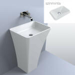 LunArt Adrienne álló mosdó, matt fehér 5999123011053 (5999123011053) - szaniteronline