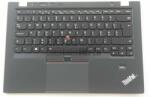 Lenovo ThinkPad X1 Carbon 1st Generation series háttérvilágítással (backlit) fekete burkolattal (topcase) touchpaddel trackpointtal (pointer) magyar (HU) laptop/notebook billentyűzet