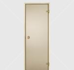  Szauna üvegajtó bronz üveggel, csomómentes nyárfa tokkal 8x20 (790x2000mm) levehető küszöbbel