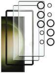 ESR Set 2 folii sticla pentru ecran si 10 protectii camera foto ESR Protector compatibil cu Samsung Galaxy S23 Ultra Clear (4894240175798)