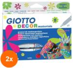 GIOTTO Set 2 x Markere Decor Giotto, 6 Bucati (CUL-2xFL0453300)
