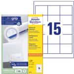 AVERY Etikett AVERY 3672 64x50 mm fehér univerzális 1500 címke/doboz 100 ív/doboz