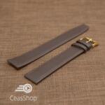  Curea piele vitel buffalo maro inchis plata XXXL 24mm - 36957