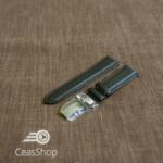  Curea piele vitel captusita deployant simplu neagra 18 mm - 42865