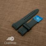  Curea silicon neagra capat curbat 22mm - 42325