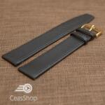  Curea piele vitel buffalo neagra plata XXXL 24mm - 36950