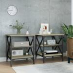vidaXL Mese laterale 2 buc. stejar sonoma 40x42x50 cm lemn compozit (825775)