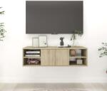 vidaXL Raft de perete, stejar Sonoma, 102x30x29 cm, PAL (806259) Raft