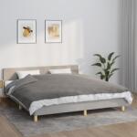 vidaXL Pătură grea cu husă, gri, 155x220 cm, 11 kg, textil (350831) Patura