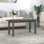 vidaXL Măsuță de cafea, gri, 110x55x45 cm, lemn masiv de pin (822344) Masa de cafea