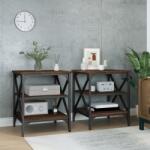 vidaXL Mese laterale, 2 buc. stejar maro 40x42x50 cm lemn prelucrat (825781)
