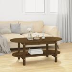 vidaXL Măsuță de cafea, maro miere, 110x55x45 cm, lemn masiv de pin (822290) Masa de cafea