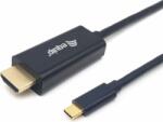 Equip 133413 USB-C - HDMI 1.4 Kábel 3m - Fekete (133413)