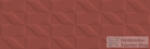 Marazzi Outfit Red Struttura Tetris 3D 25x76 cm-es fali csempe M12C (M12C)
