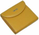 Giudi kisméretű, mustársárga színű női bőr pénztárca (G-6470LGPAE-8D)