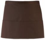 Premier Workwear Rövid pincérkötény zsebekkel - Barna (PR155-1000143245)