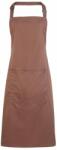 Premier Workwear Kantáros konyhai kötény zsebbel - Mokka (PR154-1000143221)