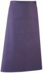 Premier Workwear Derékig érő hosszú kötény zsebbel - Lila (PR158-1000143303)