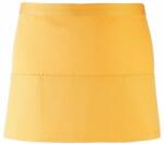 Premier Workwear Rövid pincérkötény zsebekkel - Aranysárga (PR155-1000143267)