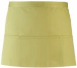 Premier Workwear Rövid pincérkötény zsebekkel - Lime (PR155-1000143254)
