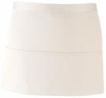 Premier Workwear Rövid pincérkötény zsebekkel - Fehér (PR155-1000143269)
