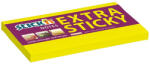 Stick'n Öntapadó jegyzettömb STICK'N extra erős 76x127mm neon sárga 90 lap (03_00394)