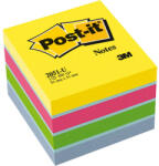 Post-it Öntapadós jegyzet 3M Post-it LP2051U 51x51mm mini kocka ultra színek 400 lap (12761) - kreativjatek