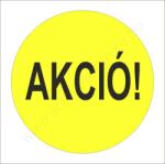  35mm AKCIÓ - fluo CITROM körcímke (1.000 db/tek)